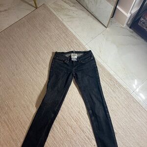 D&G Women's Dark Black Skinny Jeans